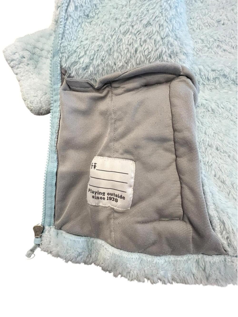 Columbia Jacket Youth Fire Side Sherpa Large 14-16  Full Zip Baby Blue - Picture 8 of 9